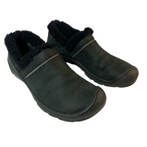 Keen Women’s 7.5 Crested Black Lined Slip On Loafer